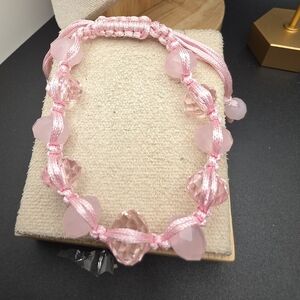 Pink Beaded Bracelet (2277)